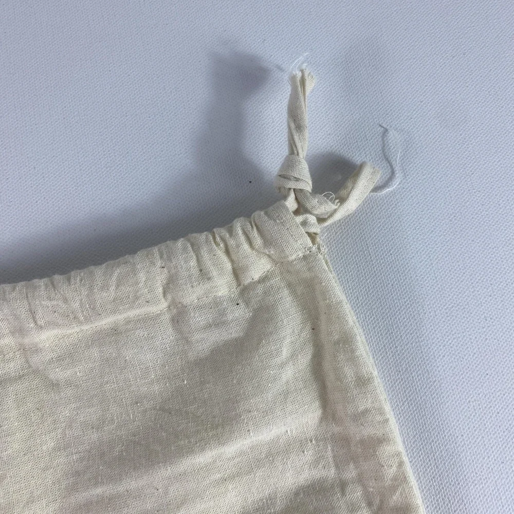 Parker Clay Dust Bag Drawstring Canvas Pouch Purse Tote Storage Large 18x25